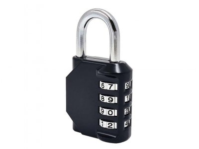 Visací zámek na 4-místný kód 79x43x15x6,2mm