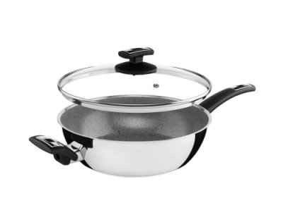 KOLIMAX CERAMMAX PRO COMFORT Pánev CERAMMAX PRO COMFORT, 
s poklicí, průměr 26 cm, šedý GRANIT