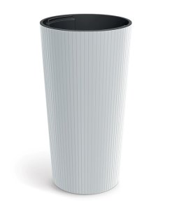Květináč LAMIA SLIM 25 cm - barva: bílá