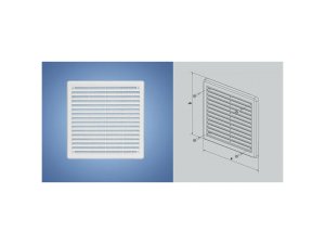 Mřížka-krytka 150x150 síťovina HNĚDÁ