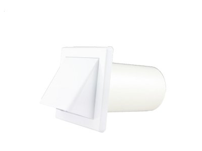 Větrací mřížka gravitační - klapka 175x175 GK/125 bílá