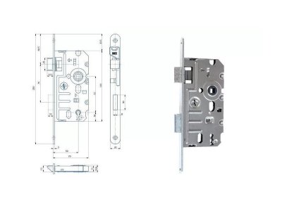 Zámek K240 OK 72/70  L PBzn