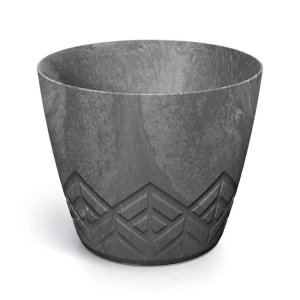 Květináč ARECO BETON EFFECT 15,8 cm - barva: marengo