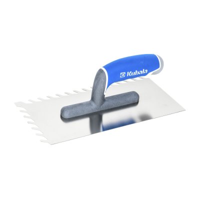 KUBALA Hladítko nerezové se šikmými zuby MASTERLINE XL | 130x270 mm, zub 10