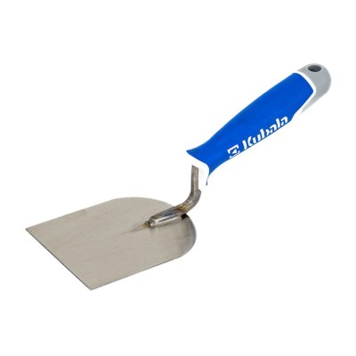 KUBALA Lžíce nerezová vymazávací s gumovou rukojetí | 100 mm, tloušťka 1,2 mm