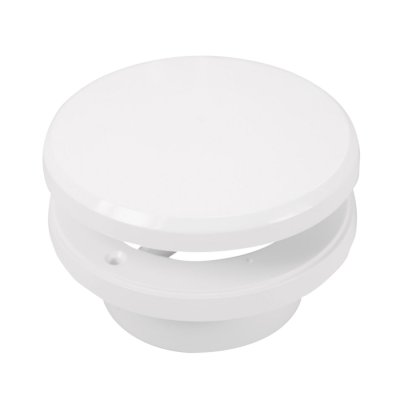 HACO Talířový ventil bílý s regulací, průměr 125 mm
