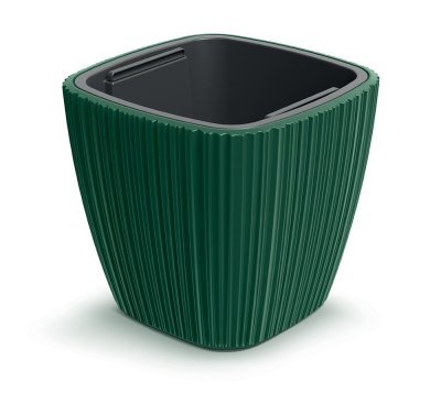 Květináč ORO 39 cm - barva: tmavě zelená