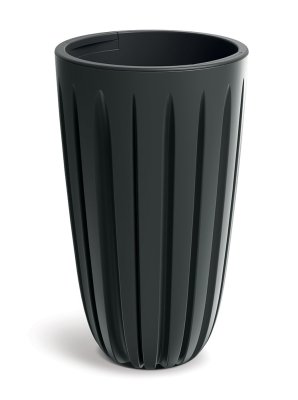 Květináč WARIO 29 cm - barva: uhelná