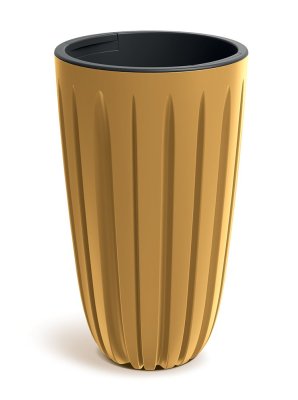 Květináč WARIO 29 cm - barva: hořčice