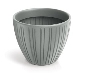 Květináč FERO ROUND 48 cm - barva: betonová šedá