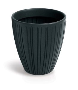 Květináč FERO ROUND MIDL 30 cm - barva: tmavě šedá