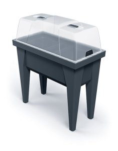 Sadbovač s polykarbonát. víkem BLOOMAXA 79 cm - barva: antracit