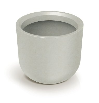 Květináč MOLTA ROUND HIGH 40 cm - barva: písková