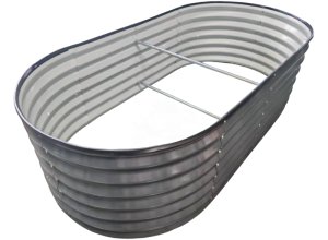 Vyvýšený záhon ovál 160 x 80 x 45 cm