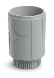 Květináč FOLKA ROUND MIDL 40 cm- barva: betonová šedá