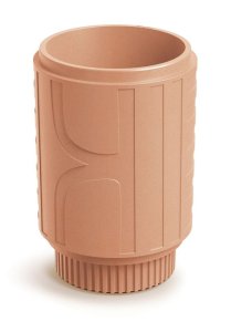 Květináč FOLKA ROUND MIDL 40 cm- barva: terakota