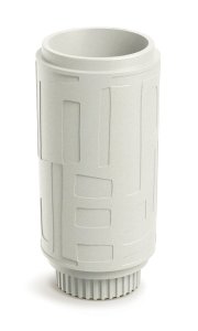 Květináč FOLKA ROUND HIGH 30 cm- barva: písková