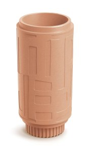 Květináč FOLKA ROUND HIGH 30 cm- barva: terakota