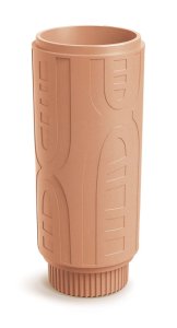 Květináč FOLKA ROUND HIGH 40 cm- barva: terakota
