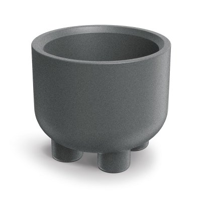Květináč s nožičkami MOLTA ROUND 48 cm - barva: granitová šedá