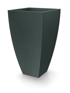 Květináč MOODA SQUARE 70 cm - barva: černý granit