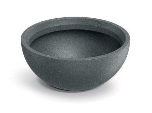 Květináč MOLIO BOWL 38 cm - barva: granitová šedá
