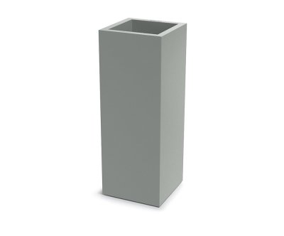 Květináč CUBLA SQUARE SLIM 29 cm - barva: betonová šedá