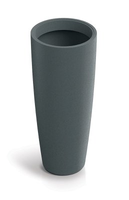 Květináč MOLIO ROUND SLIM 38 cm - barva: grafit
