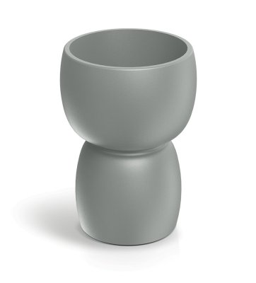 Květináč DUALA ROUND 30/25 cm - barva: betonová šedá