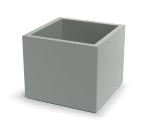 Květináč CUBLA SQUARE 47 cm - barva: betonová šedá