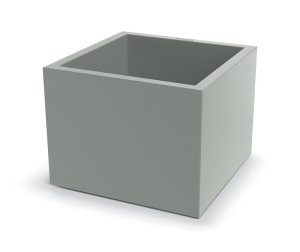 Květináč CUBLA SQUARE 58 cm - barva: betonová šedá