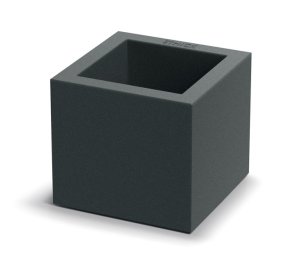 Květináč CUBLA SQUARE 22 cm - barva: tmavě šedá