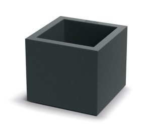 Květináč CUBLA SQUARE 29 cm - barva: tmavě šedá