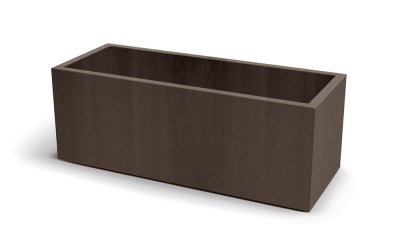 Květináč CUBLA CASE 98 cm - barva: rezavě hnědá