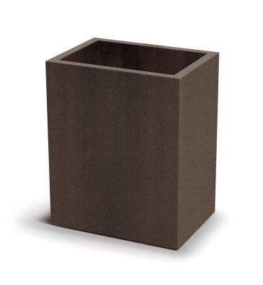 Květináč CUBLA CASE HIGH 36 cm - barva: rezavě hnědá