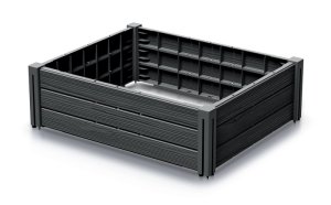 Vyvýšený záhon BASE PLANT 75,6 cm - barva: antracit