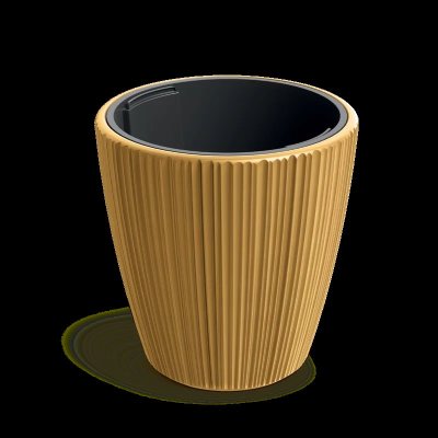 Květináč ORO 39 cm - barva: hořčice