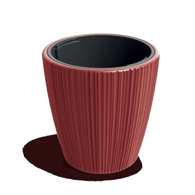 Květináč ORO 29,9 cm - barva: retro červená