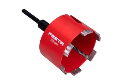 Korunka vrtací diamantová FESTA 102mm segmentová se stopkou SDS+/M16
