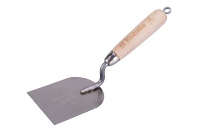 Lžíce štukatérská KUBALA nerez 80mm, dřevěná rukojeť 0903