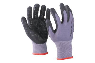 Rukavice máčené nitrilová pěna s tečky vel. 7, CE 388 FESTA