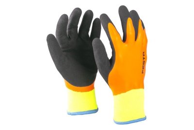 Rukavice zimní máčené latexová pěna vel. 10, CE 388 FESTA