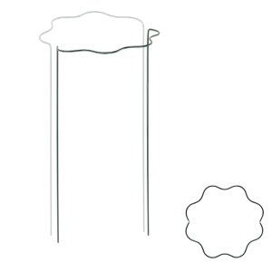 Vlnitá kruhová podpěra pro rostliny 1/2 kruhu, průměr 30 cm / výška 85 cm