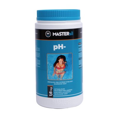 MASTERSIL pH MÍNUS granulovaný přípravek na zvyšování kyselosti vody | 1,6 kg