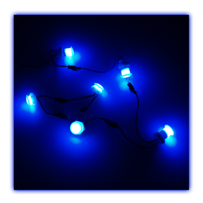 LED dioda tunning 12 V modrá s
