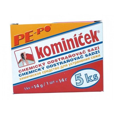 NG 39375 Odstraňovač sazí KOMINÍČEK CHEMICKÝ 5x14g 35x105x85