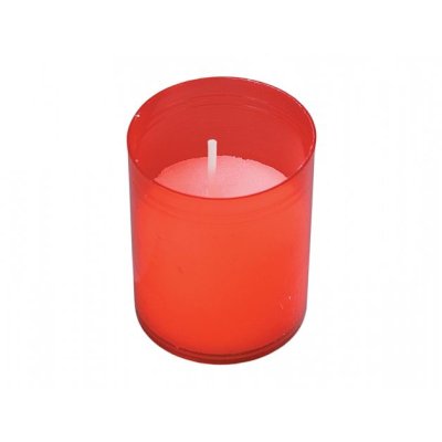 NG 92072če Lampička hřbitovní lisovaný vosk plastová 50g d5x6cm 4ks 200x50x65