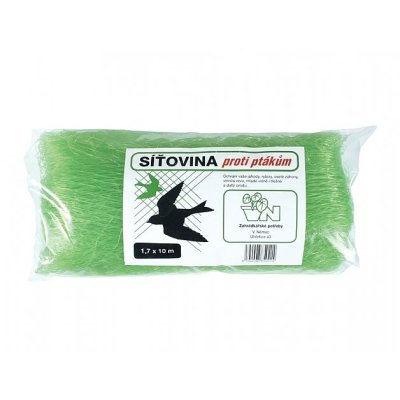 NG 49580 Síť ochranná proti ptákům zelená 2,5cm 1,7x10m 65x270x130