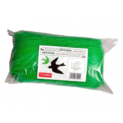 NG 49581 Síť ochranná proti ptákům zelená 2,5cm 1,7x20m 100x280x175