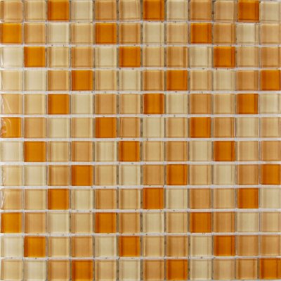 Mozaika ASHS213 skleněná žlutá mix 29,7x29,7 sklo